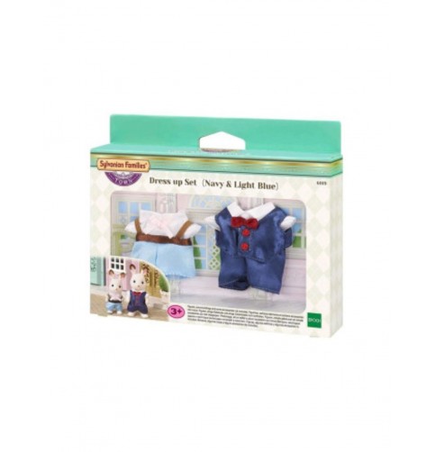 SET VESTIDO AZUL MARINO AZUL CLARO SYLAVANIAN