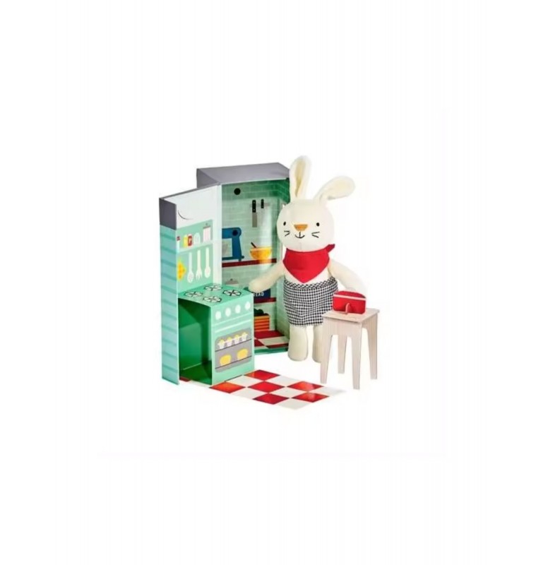 SET COCINA Y PELUCHE CONEJO