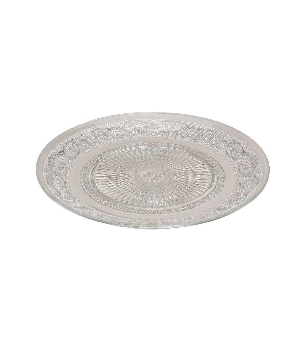 PLATO CRISTAL TALLADO 25CM