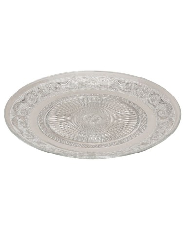 PLATO CRISTAL TALLADO 25CM