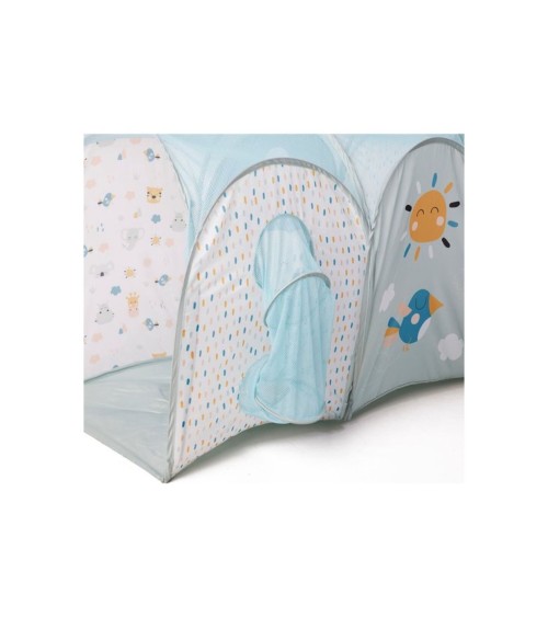 TUNEL DE GATEO PARA BEBÉS CON 3 BOLAS
