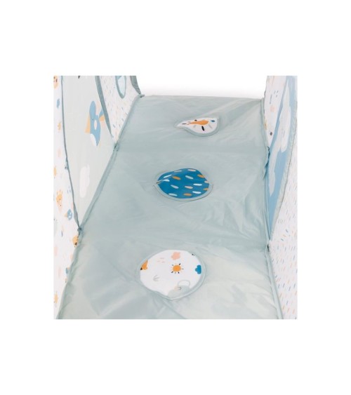 TUNEL DE GATEO PARA BEBÉS CON 3 BOLAS