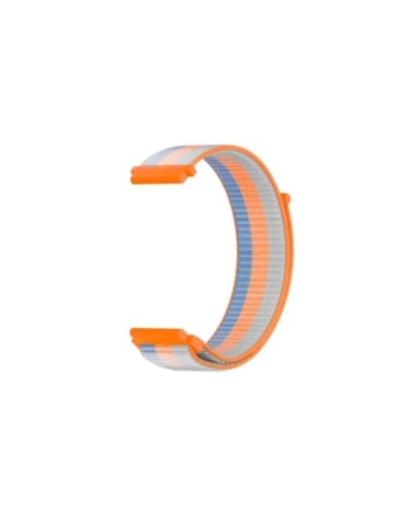 CORREA SAVE WATCH TELA RAYAS NARANJAS