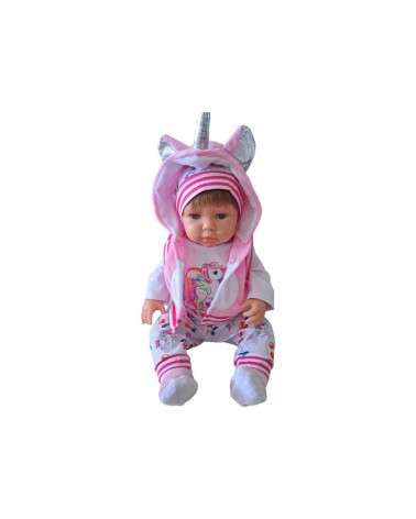 Vestido Reborn Unicorio + Manta Lucia