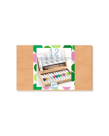 CAJA TEMPERA 12 TUBOS