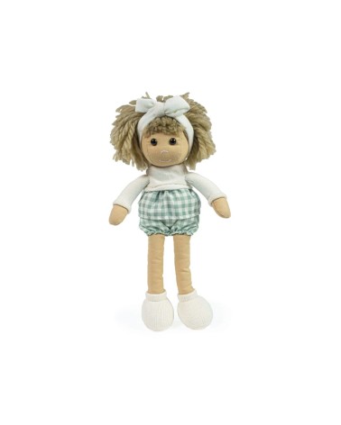 MUÑECA CRIS VICHY VERDE