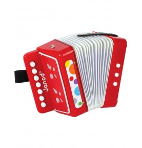 MUSICAL ACORDEON CONFETTI ROJO