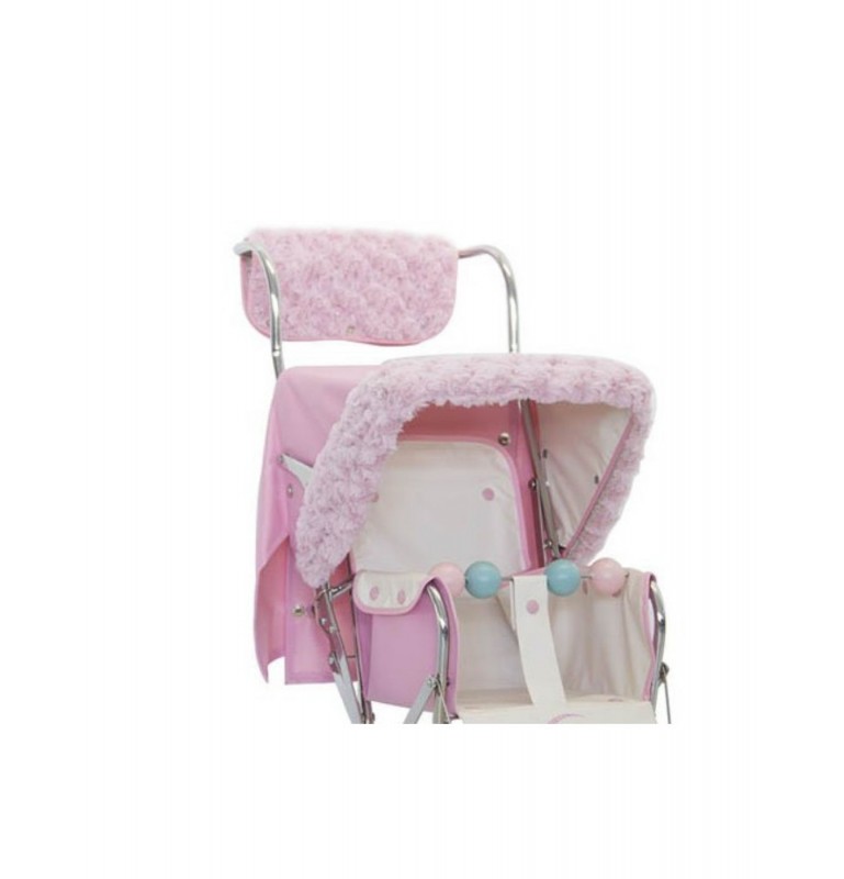 SET COCHE DE INVIERNO ROSA PARA CAPOTA