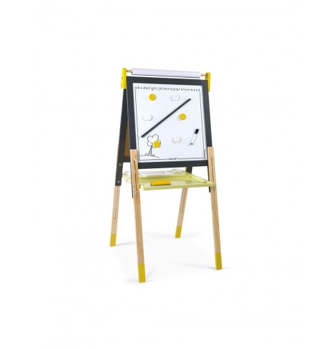 PIZARRA CON PIES REGULABLES 2 CARAS Y PAPEL 3/8A