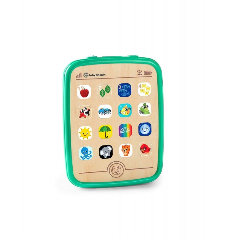 TABLET INTERACTIVA DE MADERA MELODIAS Y FRASES +6M